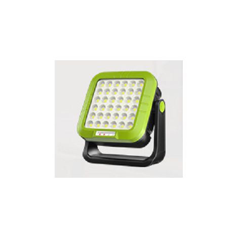 Projecteur Chantier Rechargeable , Projecteur LED Rechargeable avec 7 Modes d'Éclairage, IP44 Étanche pour Camping, Travail, Jardin, Pêche, Urgence [Classe énergétique A++]