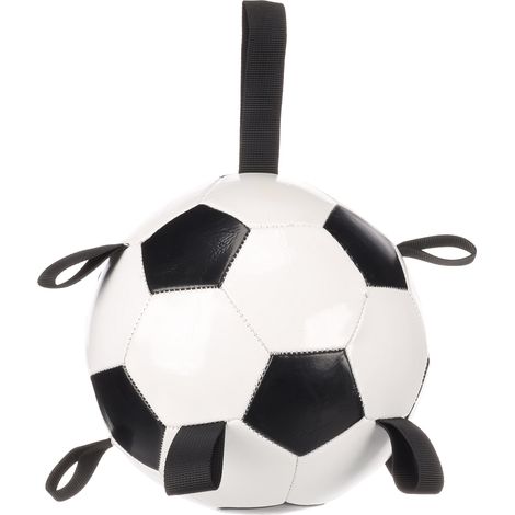 Jeu Ballon de football pour chien 19 cm Towa blanc (1/3)