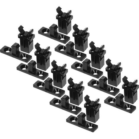 Loquets tactiles et verrou de poubelle, bouton-poussoir autobloquant (1/5)