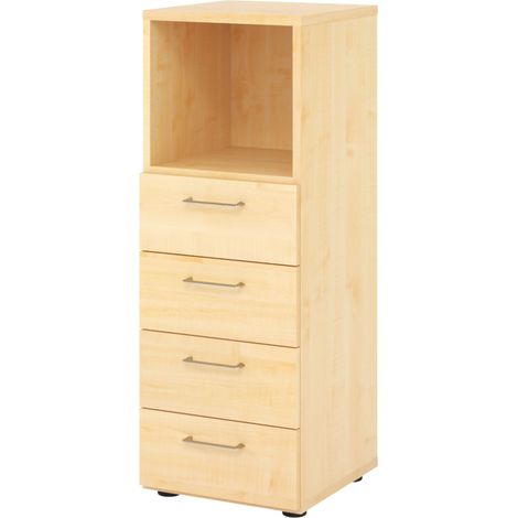 bümö smart Schubladen Kombi - 4 Schübe Ahorn (1/5)