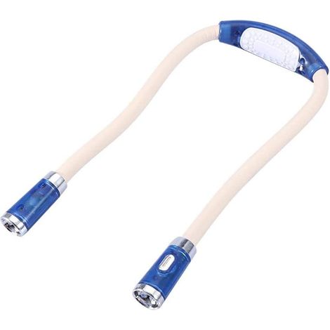 Wiederaufladbare LED-Leselampe, Umarmungsleuchte, flexible Hängeleuchte, freihändig verstellbare, faltbare Nachtleselampe (Batterie nicht enthalten) (1/5)