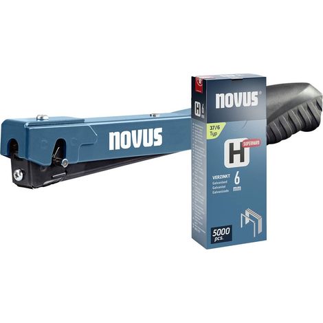 Novus Tools 030-0463 Graffettatrice a martello Tipo graffette tipo 37 Lunghezza graffette 4 - 6 mm (1/5)