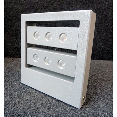Applique extérieure orientable gris clair 190x185x37mm LED 6W 3000K 600lm IP44 Tero ARLUX (1/3)