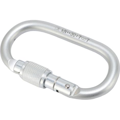 Boucle de parapente manuelle 30 kN en alliage d'aluminium, verrou principal pour atterrissage en montagne et escalade. (1/5)