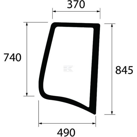 Ventana lateral UNBRANDED 210812010660N (1/2)