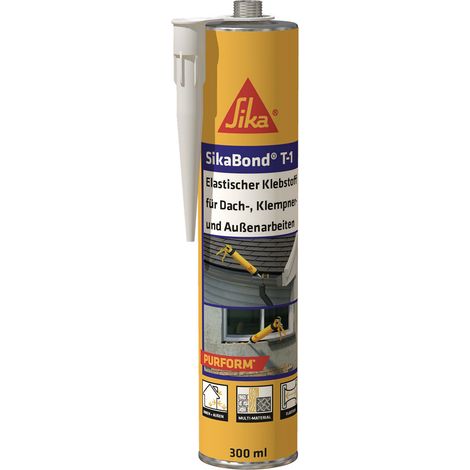 SikaBond T-1 Purform elastischer Klebstoff grau 300ml (1/5)