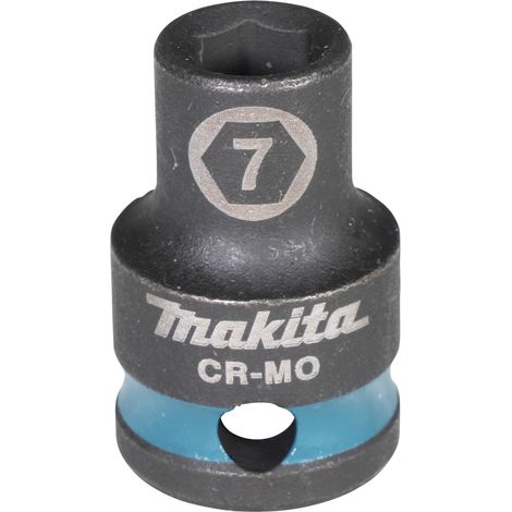 Makita E-15883 Steckschlüssel 3/8" SW7 Impact Black kurz (1/4)