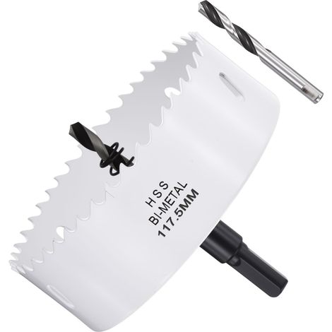 Kit de Scies Cloche Bi-Métal 117,5mm (4-5/8") Bois Blanc (1/5)
