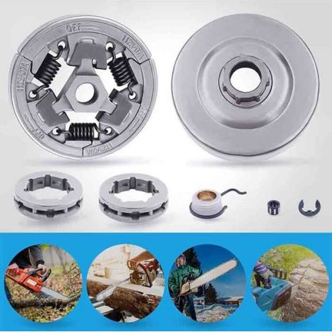 7 en 1 Kit de Pignon et Embrayage pour Tronconneuse STIHL MS441 MS440 MS460 MS362 MS361 044 046 (1/3)