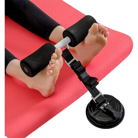 Sangle de Curl Ischio avec Ventouse, Entraîneur Abdominal Portable et Réglable pour Exercices à Domicile et Voyages (1/5)