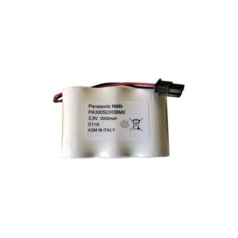 Panasonic Batteria Ni-Mh 3,6V 3000mAh compatibile Honeywell TDI 3,6V 2200