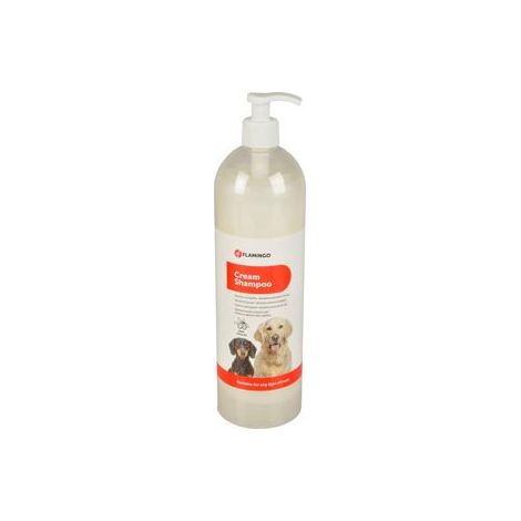 Shampoing crème 1L a l'huile d'olive pour chien - Flamingo (1/2)