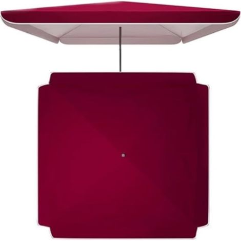 Toile De Rechange pour Parasol Carré Et Rectangulaire, Auvent De Rechange, Toile Extérieur pour Marché Plage Jardin(Burgundy,300x300cm/9.8x9.8ft) (1/5)