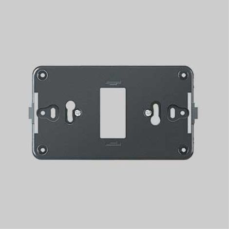 Supporto a parete per serie 'tondo' 1 modulo  EC ELETTROCANALI (1/2)