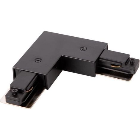 Connecteur Rail L - Mono Circuit - Alimentation Centrale - Pour Rails Conducteurs - 1 Pièce (1/3)