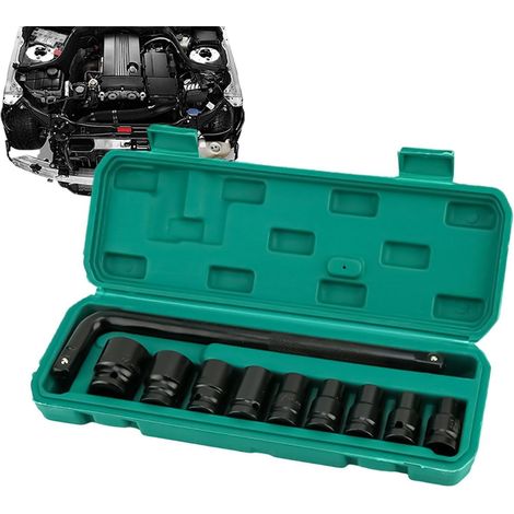 Coffret Clés Hexagonales À Douilles Kit Outils Métriques 10 Pièces Haut Set Outils Mécanicien Pour Vis, Filetages, Installation, Démontage, Maison, Salle de Bain, Réparation Auto, Ména (1/5)