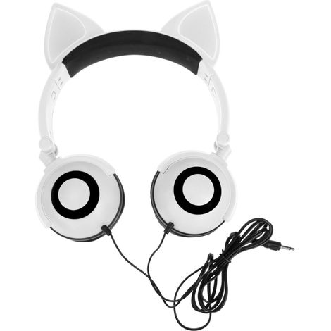 Casque o jojofuny à oreilles de chat ajustables avec lumières LED (1/5)