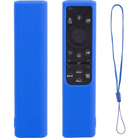 Custodia in silicone adatta al telecomando Samsung BN59-01385 - blu (1/5)