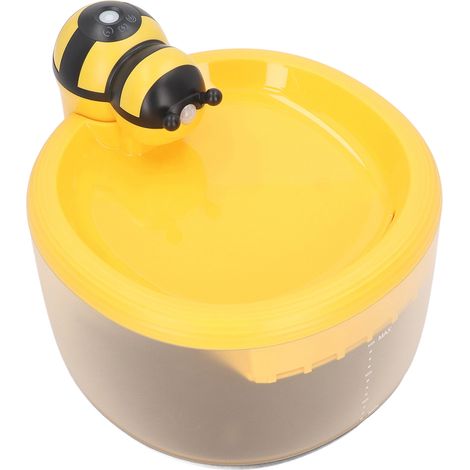 Automatischer Katzenbrunnen mit leiser Pumpe, automatischem Sensor, 2,2-Liter-Wassertank und drahtlosem Fütterungssystem. (1/5)
