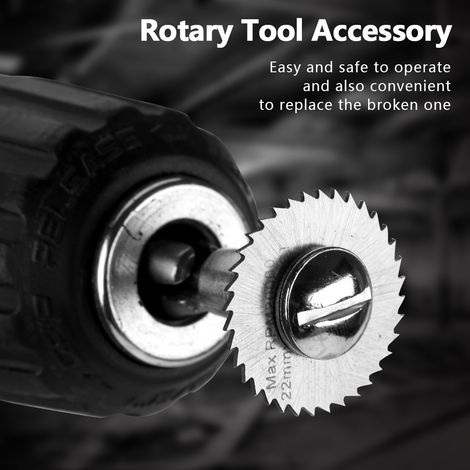 Kit de 55 disques de coupe HSS pour outils rotatifs et accessoires de meulage. (1/5)