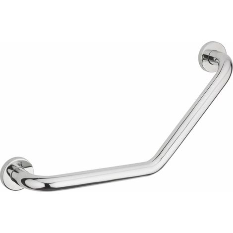 Thirard – Barre de maintien coudée inox 304 – Longueur 350mm – Angle 135° – Ø32mm – Finition inox poli