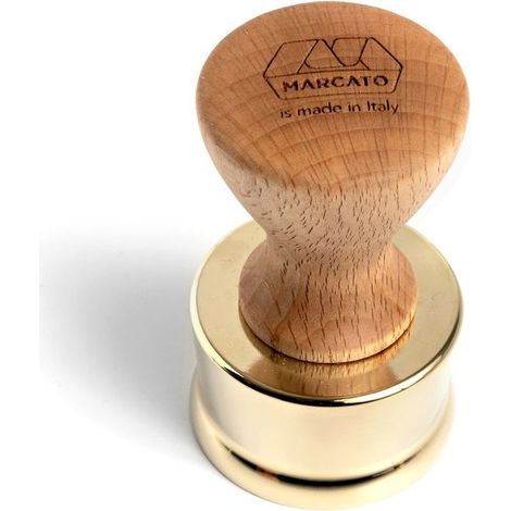 Marcato Stampino per Ravioli Forma Tondo Liscio Colore Pale Gold Legno Faggio 50mm