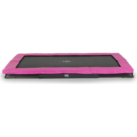EXIT Silhouette sports Bodentrampolin 244x366cm - rosa (1/4)
