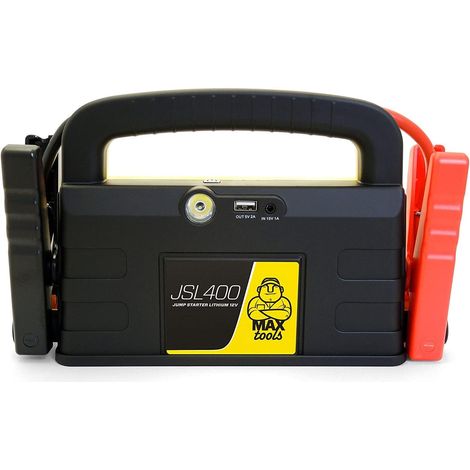 JSL400 Démarreur d'Urgence Professionnel Lithium 2400 A pour Véhicules Diesel et Essence de Grande Taille, Booster batterie voiture 12V Puissant et Sûr, Batterie avec USB (1/5)