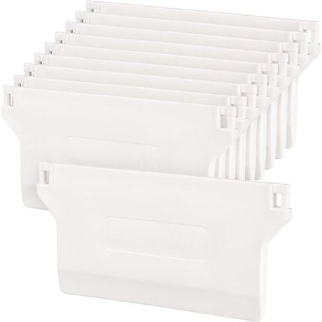 Contrapesos para persianas verticales, 89 mm, blancos, 10 unidades (1/4)