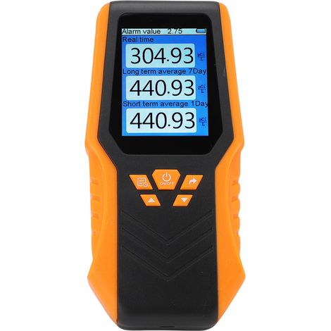 Détecteur de Radon portable, précision en temps réel, Kit de Test moyen à long et court terme avec écran LCD pour l'école à domicile (1/5)