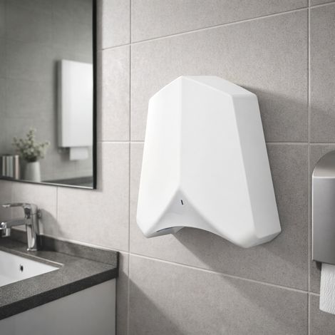 Sèche-Mains Venus 1100W ABS avec Capteur et Filtre HEPA Blanc