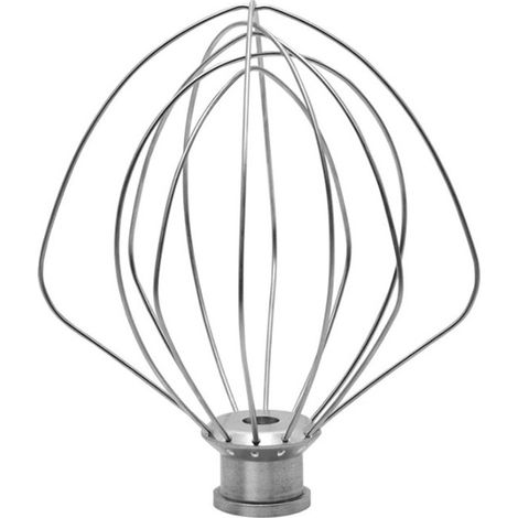 Sollbry Batidor de alambre de acero inoxidable K45WW compatible con batidora de crema de huevo Kitchen-Aid para 4.5 qt (1/5)