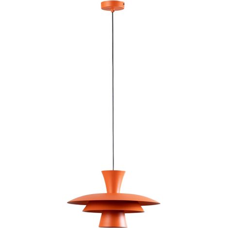 [NEUWERTIG] B-Ware Luminex Hängeleuchte Pendelleuchte Plato orange Stahl Lampe Leuchte E27 Ø 3866 (1/2)