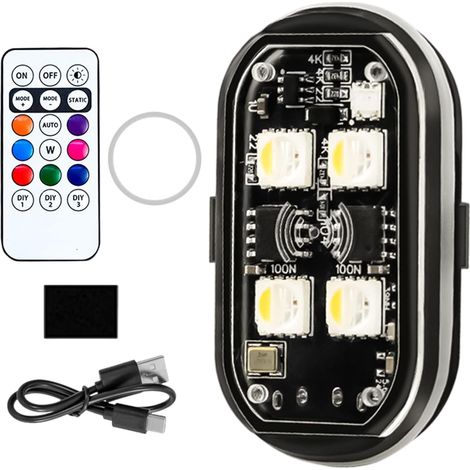 Lumières stroboscopiques à télécommande sans fil Avertissement (1/5)