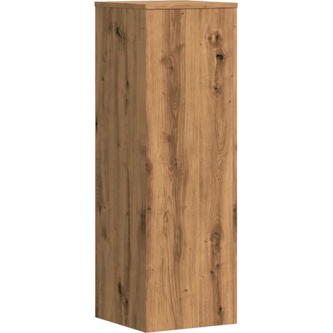 Portavaso per fiori 33 x 33 x 100 cm in legno ingegnerizzato marrone 020045137