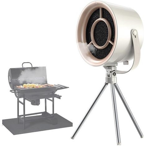 Mini cappa aspirante da tavolo - Cappa aspirante portatile - Cappa aspirante mobile silenziosa a ricircolo - Con 10 filtri - Per casa, cucina, grill, hotpot, campeggio, barbecue, viaggi, camper - Puri