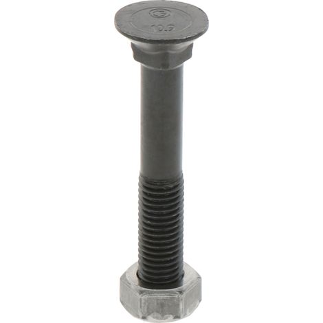 Boulon de charrue avec écrou M12x1,75 longueur 80 mm classe 10,9 DIN 608 pour charrue 1280810
