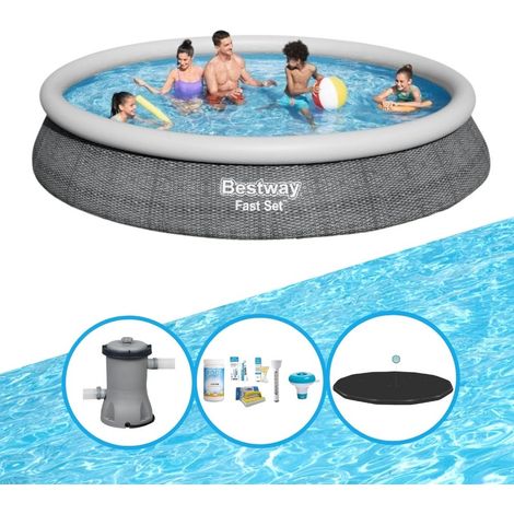Bestway Bestway Fast Set Ronde - 457x84 cm - 4-pièces S22677 (1/5)