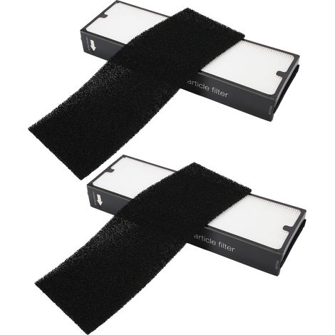 Ortviai Filtre à particules pour purificateur d'air Blue Air Sense – 2 jeux HEPA en ABS haute résistance (1/4)