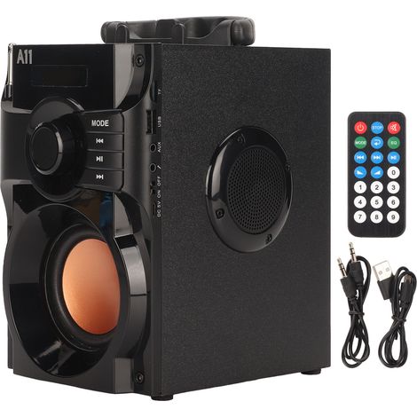 Enceinte Bluetooth Portable avec Subwoofer, Son Stéréo Sans Fil et Basses Puissants pour Fêtes en Extérieur et Voyages (1/5)
