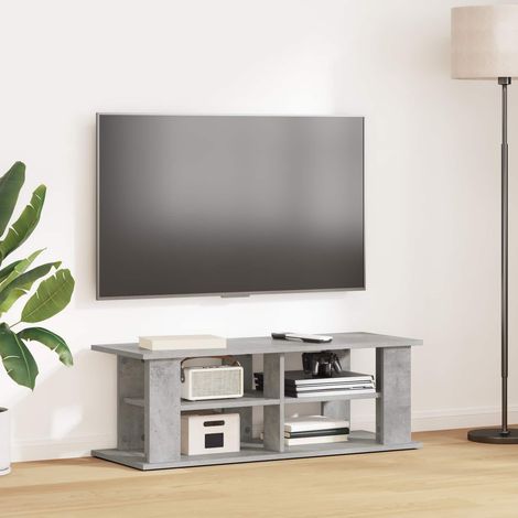 TV-Ständer Beton Grau 96 x 35 x 33,5 cm