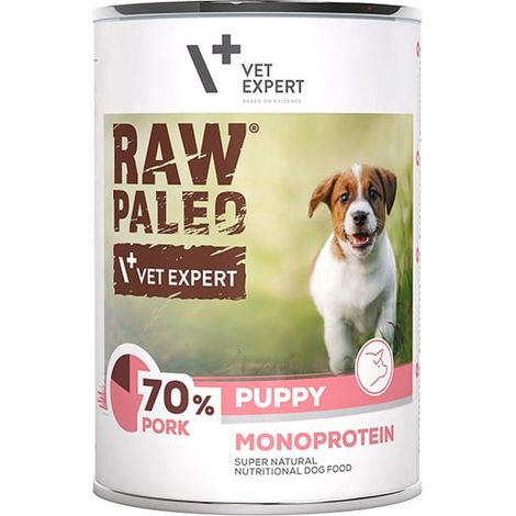 Rohes Paleo-Welpen-Monoprotein-Schweinefleisch für Welpen 400 g