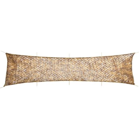 Tarnnetz mit Aufbewahrungstasche 809x207 cm Sandfarbe