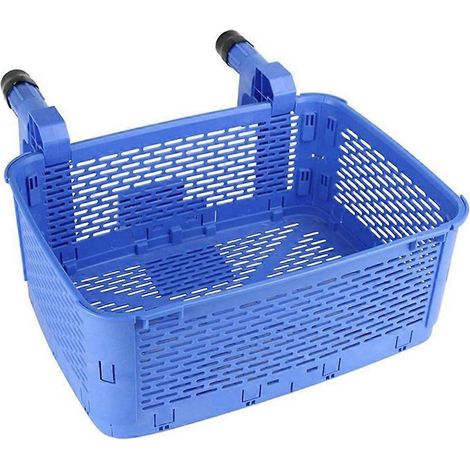 Panier de rangement épais pour piscine avec poignée réglable - Accessoires de piscine multifonctionnels (Bleu Robin) (1/5)