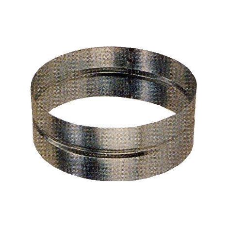 Atlantic – Raccord mâle galva RMT Ø125mm – 523421 – Accessoire VMC pour conduits circulaires rigides – Montage facile par emboîtement