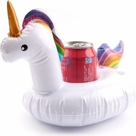 Portabevande Gonfiabile 30cm Unicorno
