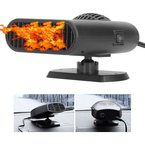 Ventilateur de chauffage électrique 12V 120W, chauffage du pare-brise, dégivrage, dégivrage, désembuage (1/5)