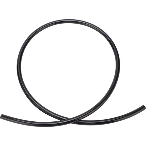 Tuyau pneumatique flexible en TPU pour compresseur d'air, additifs chimiques, carburants et huiles (TPU0604, diamètre extérieur 6 x diamètre intérieur 4, noir, 10 mètres). (1/5)