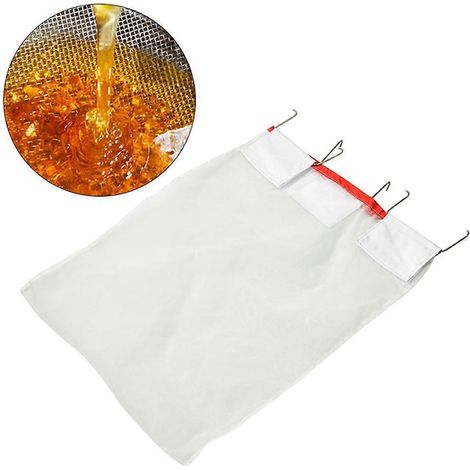 Matériel apicole : filtre à miel, tamis à miel, sac filtrant pour fondant alimentaire, sac filtrant pour miel, sac en nylon à mailles fines, purificateur d'abeilles (1/4)