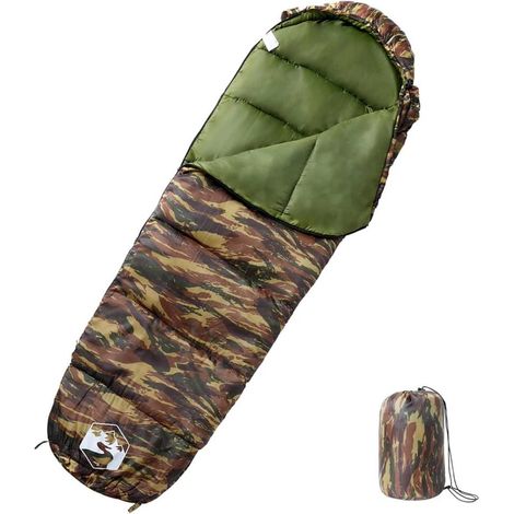 Sac de couchage momie pour adultes camping 3 saisons (1/5)